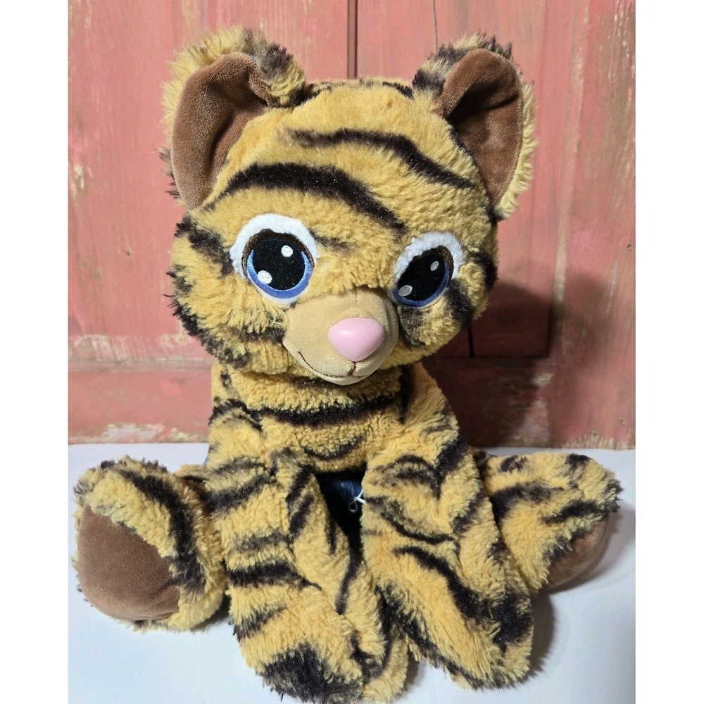 Build A Bear Tiger Cub Plush Stuffed Animal Toy Orange Cat Shorts 2017 Retired